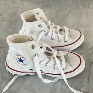 White High Top Toddler Chucks Size 11 Toddler